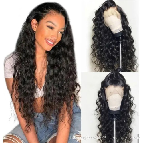2021 hot selling 100 virgin hair wigs lace frontal top quality cuticle aligned brazilian virgin human straight hair wig